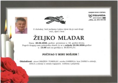 Fotografija osobe Željko Mladar