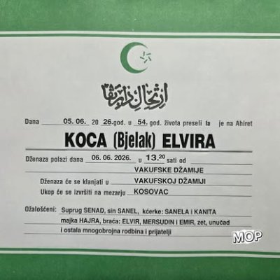 Fotografija osobe Koca (Bjelak) Elvira