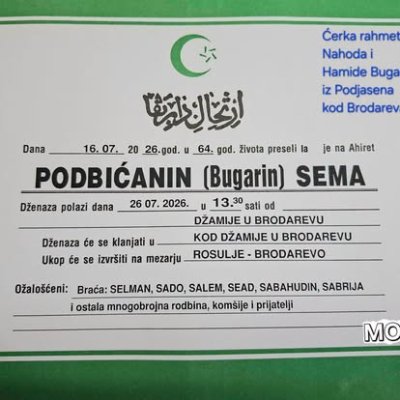 Fotografija osobe Podbićanin (Bugarin) Sema