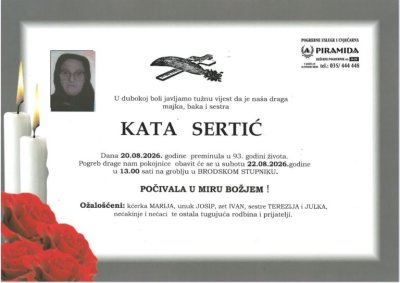 Fotografija osobe Kata Sertić