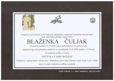 Fotografija osobe Blaženka Čuljak