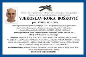 Fotografija osobe Vjekoslav – Koka Bošković