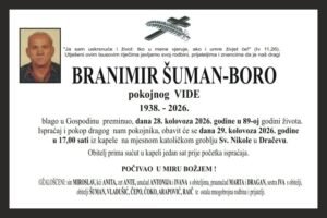 Fotografija osobe Branimir Šuman – Boro