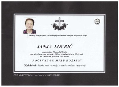 Fotografija osobe Janja Lovrić