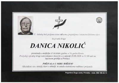 Fotografija osobe Danica Nikolić
