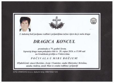 Fotografija osobe Dragica Koncul