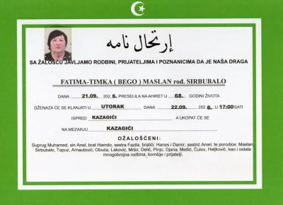 Fotografija osobe Fatima Maslan