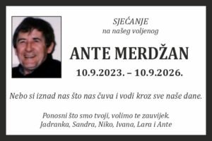 Fotografija osobe Ante Merdžan