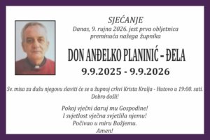 Fotografija osobe Don Anđelko Planinić – Đela
