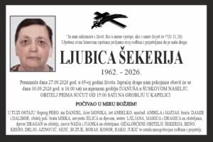 Fotografija osobe Ljubica Šekerija