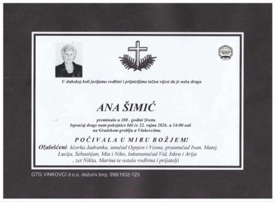 Fotografija osobe Ana Šimić