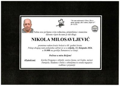 Fotografija osobe Nikola Milosavljević