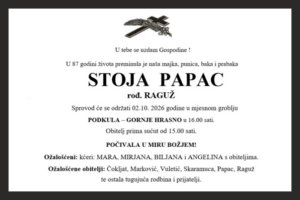 Fotografija osobe Stoja Papac