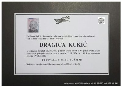 Fotografija osobe Dragica Kukić