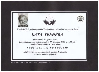 Fotografija osobe Kata Tenđera
