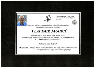 Fotografija osobe Vladimir Jagodić