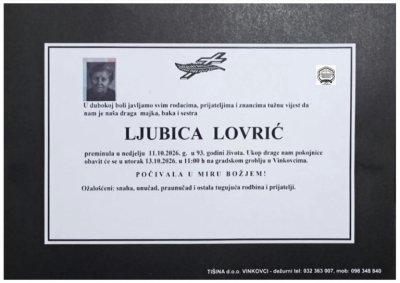 Fotografija osobe Ljubica Lovrić