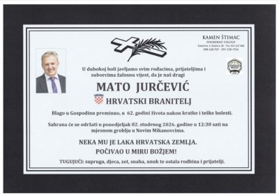 Fotografija osobe Mato Jurčević – Hrvatski branitelj