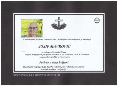 Fotografija osobe Josip Mavrović