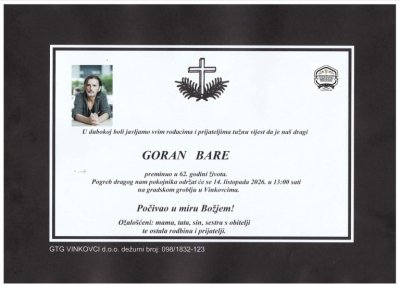 Fotografija osobe Goran Bare