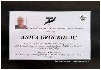 Fotografija osobe Anica Grgurovac