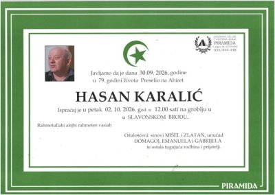 Fotografija osobe Hasan Karalić