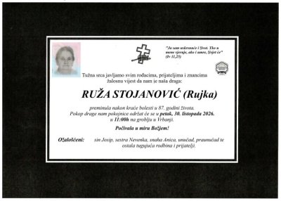 Fotografija osobe Ruža Stojanović – (Rujka