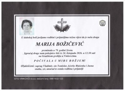 Fotografija osobe Marija Božičević