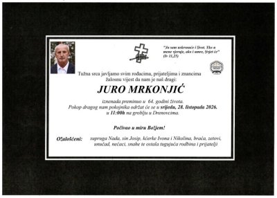 Fotografija osobe Juro Mrkonjić