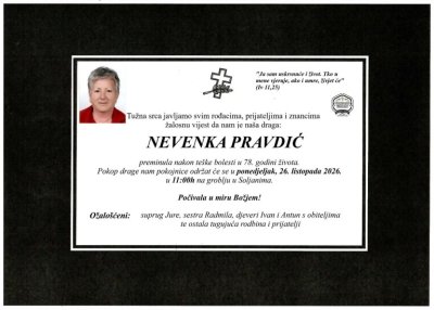 Fotografija osobe Nevenka Pravdić